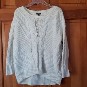 Express Tie-Neck Sweater
